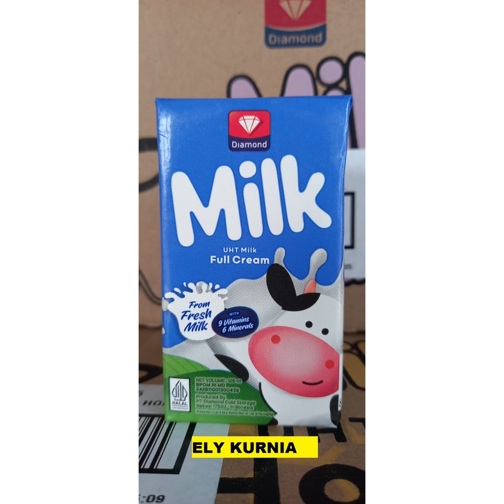 

Susu Diamond UHT 125 ML 1 Dus isi 40 Rasa Cokelat Full Cream Strawberry Marshmallow Honey