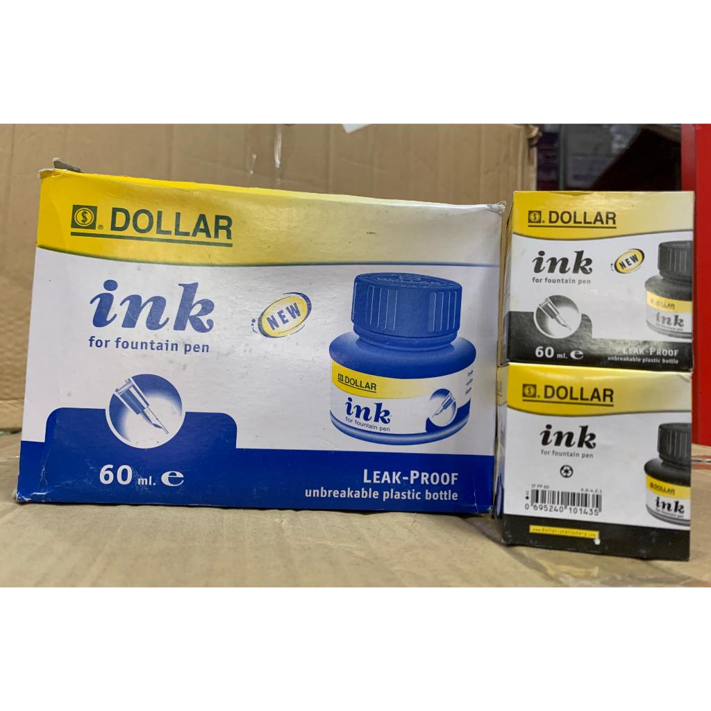 

IK! tinta fountain pen dollar / hero 50 ml satuan tersedia merah biru dan hitam