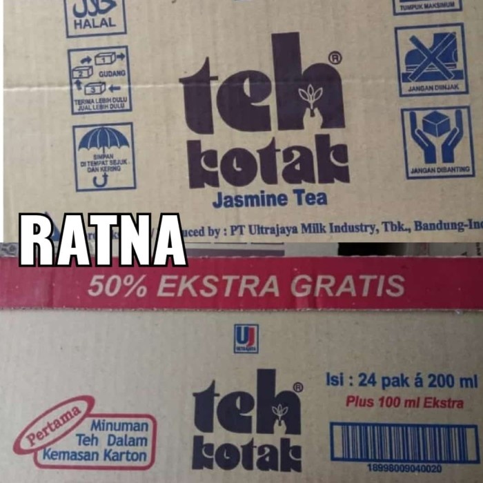 

JH8 TEH KOTAK ULTRA JAYA 300ml Teh Jasmine Melati 1 DUS