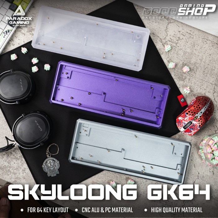[Good] Paradox Gaming GHOST SKYLOONG GK64X CNC CASE