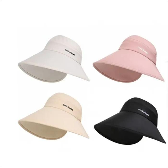Topi nagita slavina haji topi haji wanita topi pelindung matahari wanita topi lebar pelindung panas