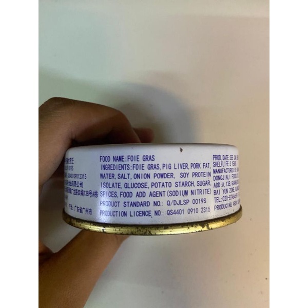 

Hati angsa / foie gras e gan jiang 90gr / hati angsa