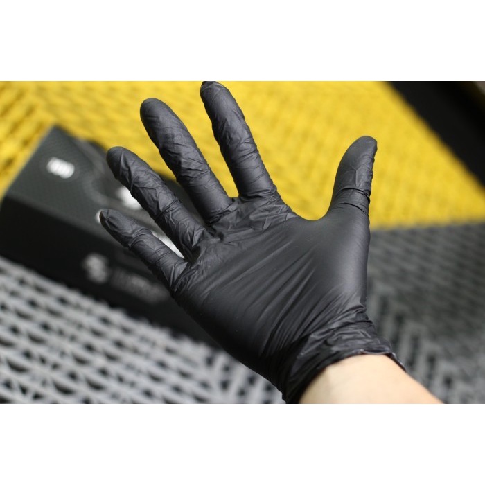 Detailing Nitrile Gloves Black Sarung Tangan Hitam Nitrile - Asli