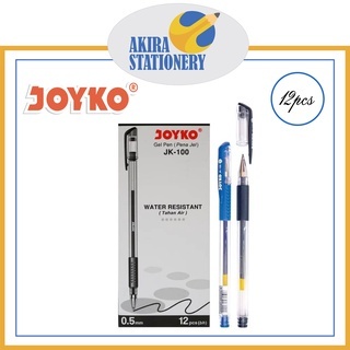

Pulpen JOYKO JK 100 Gel Warna 0.5 mm / Pen Gel JK-100 Black 05mm / Jk 100 NT Needle Tip BallPoint