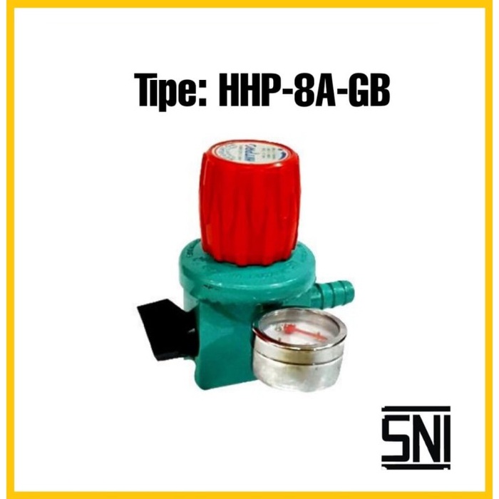 Regulator Gas HITPRO Tekanan Tinggi HHP-8A-GB