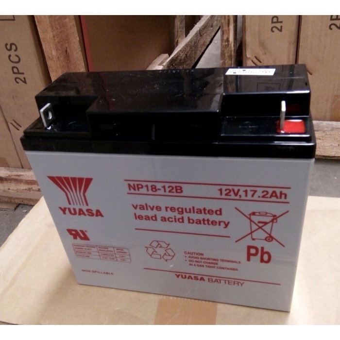 Aki VRLA Yuasa Np 18-12B 17.2Ah/ Aki kering / Baterai UPS