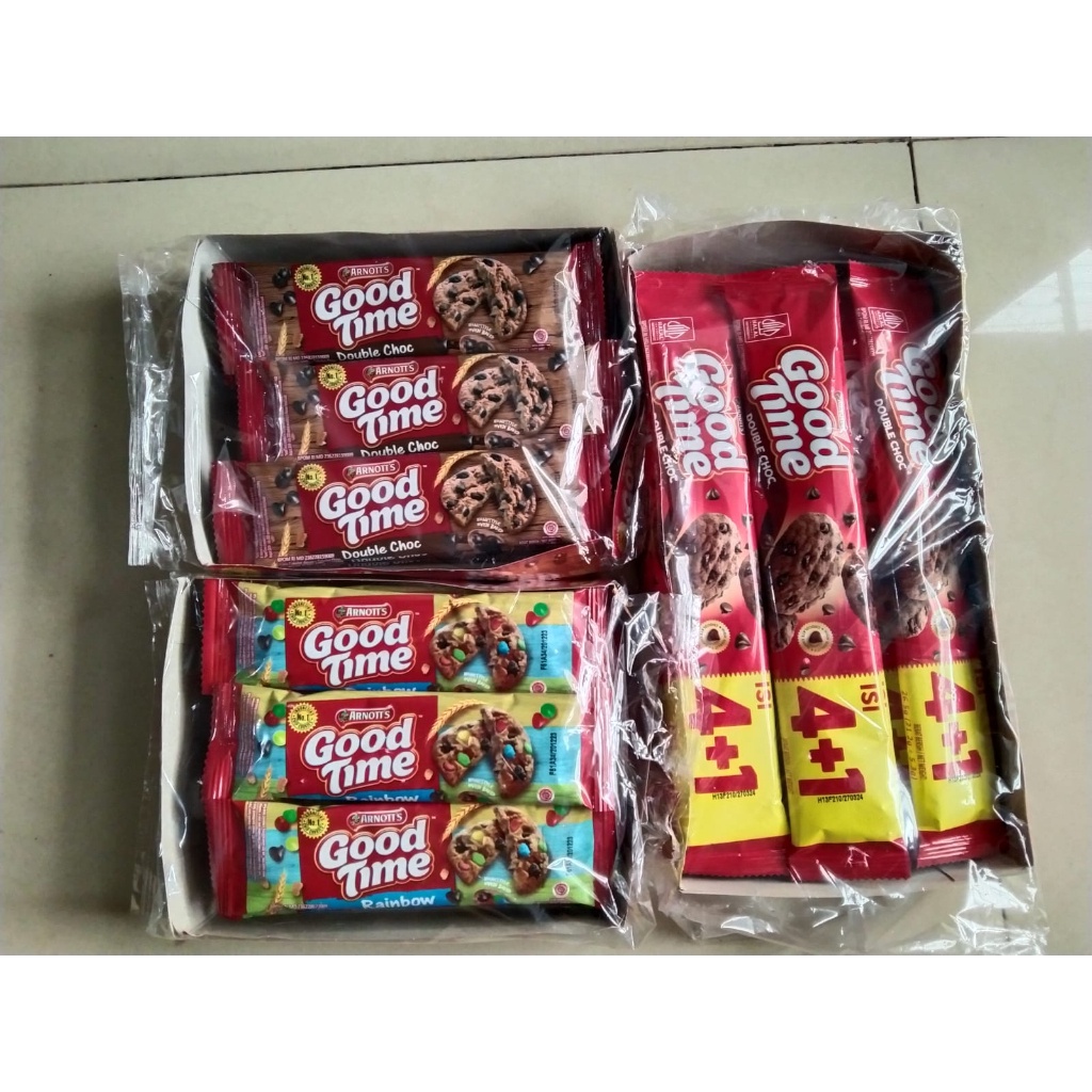 

HJ BEST SELLER BISKUIT GOOD TIME BOX DOUBLE CHOCOCHIPS COOKIES/ RAINBOW CHOCOCHIPS KUKIS MURAH