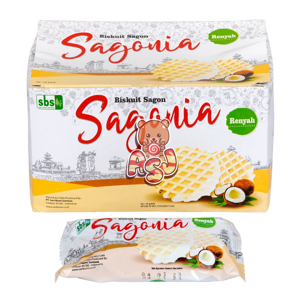 

HJ BISKUIT SAGONIA BOX ISI 12 X 60GR