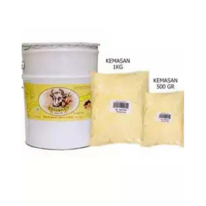 

Hollman Milk Butter 1KG / Mentega Hollmann Butter Mix/Holman 1 KG REPACK