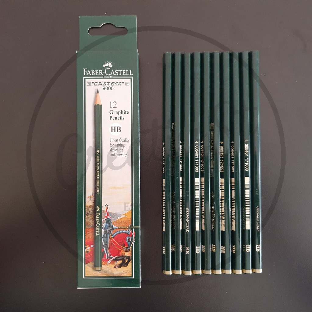 

(16 Pcs) FABER CASTELL Pensil Komputer 9000 6H Sampai 8B