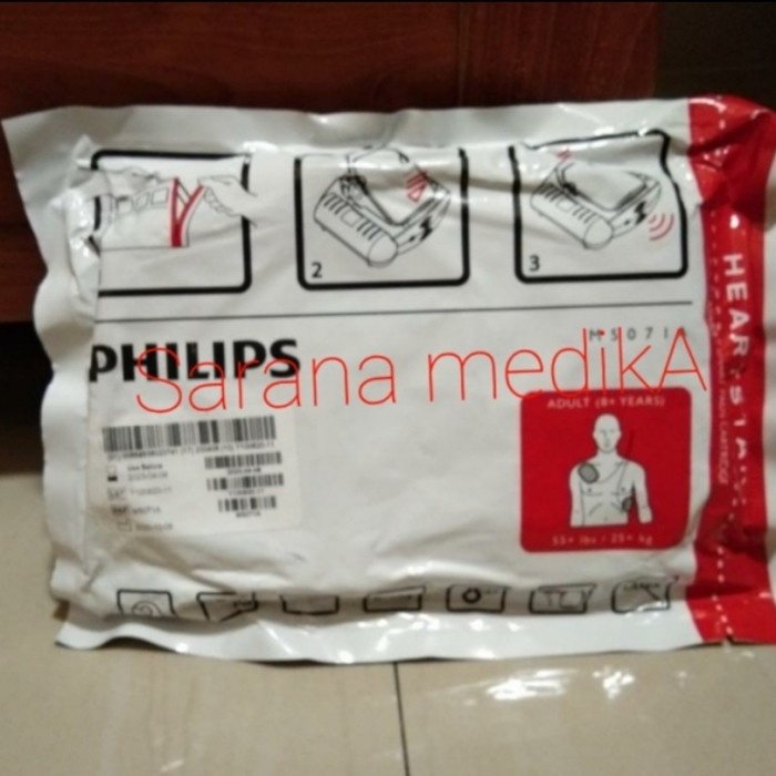 Pads Aed Hs1 Philips/Pad Aed Hs 1 Philip/Philips Hs One - Asli
