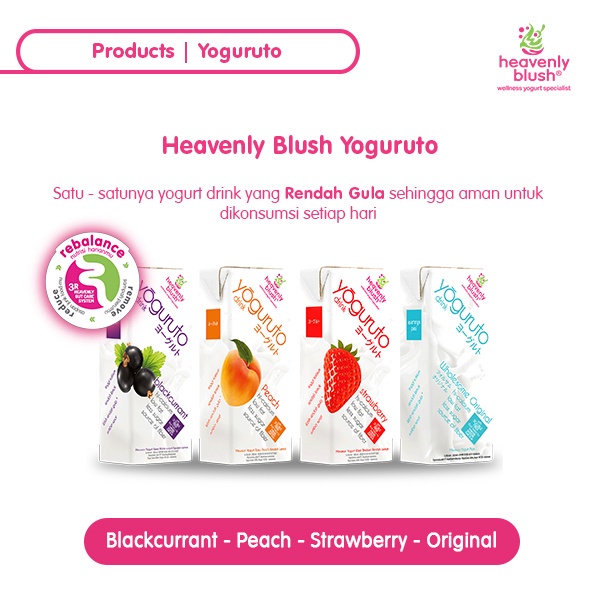 

Yogurt Heavenly Blush Yoguruto Blackcurrant 12x180 ml