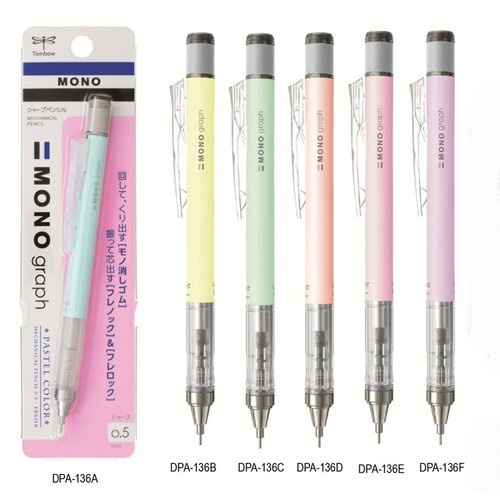 

Tombow Mono Graph Mechanical Pencil Pastel Edition 0.5
