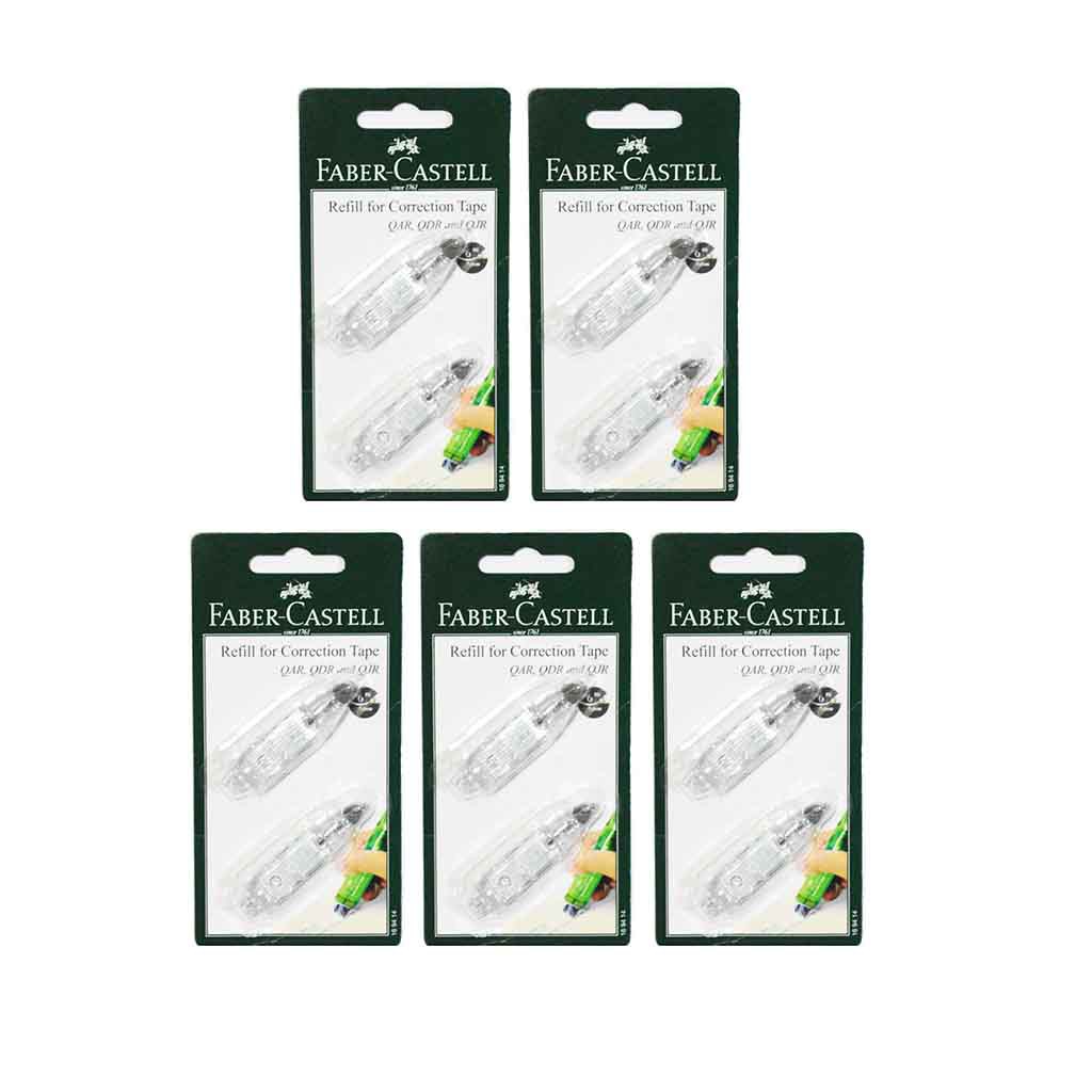 

Refill Correction Tape Faber Castell Tipe QAR/QJR/QDR/Chameleon/R1/Twist Correction/Set 2 Pcs