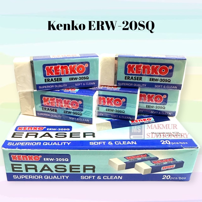 

Penghapus Kenko Besar ERB-20SQ & ERW-20SQ (Pak/20 Pcs)