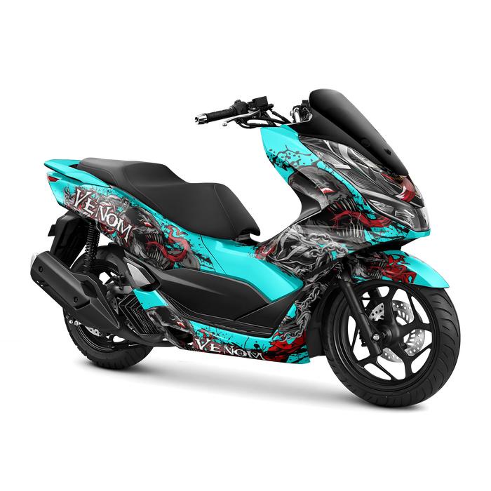 ready stok decal stiker full body motor honda pcx 150 / 160 venom 2 motorcycle original