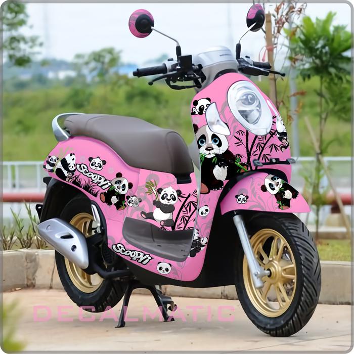 ready stok stiker scoopy full body decal scoopy + stiker dashboard scoopy prestige 2020 2021 2022