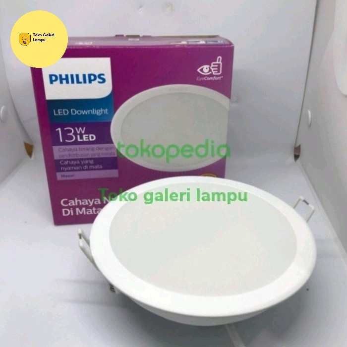 DOWNLIGHT LED PHILIPS 13WATT 13W TIPE MESON 59464 EYECOMFORT_coolday