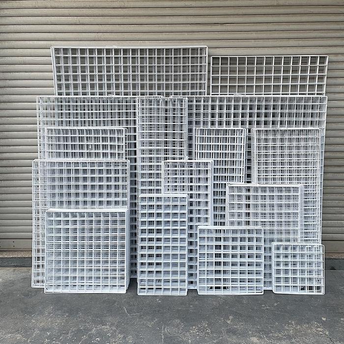 Kawat Ram 150x100 Cm 5mm Rak Display Aksesoris HP Rak Gantung putih