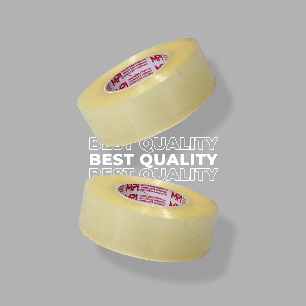 

Super Hemat - 2 PCS - Lakban Bening JUMBO 300 Yard - Lakban MPI 45 mm x 300 Yard