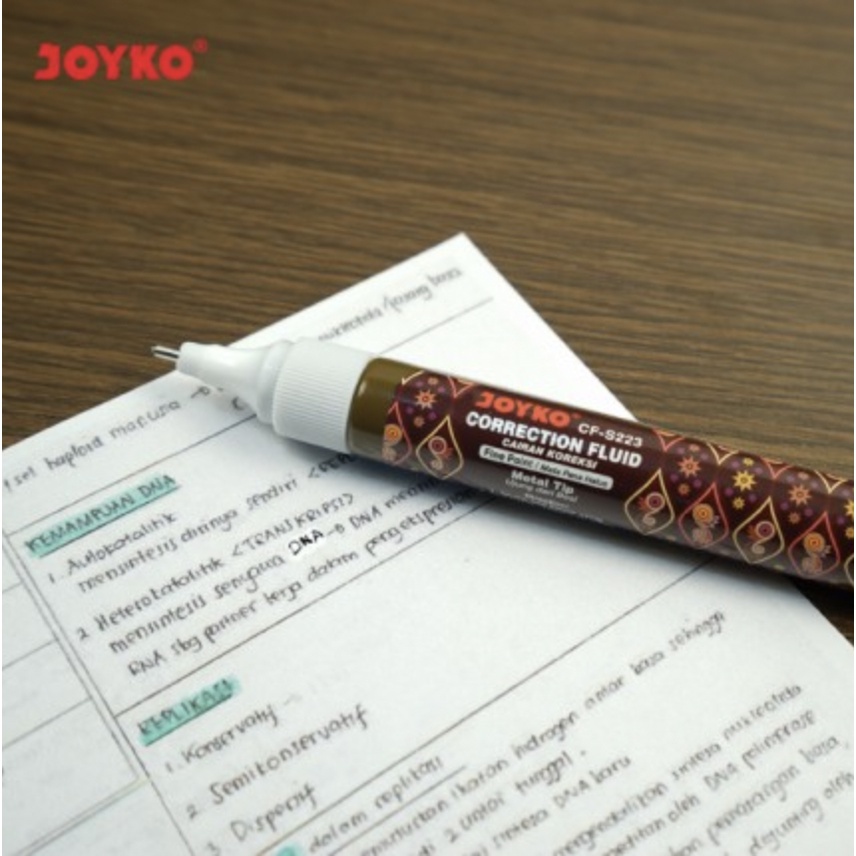 

Correction Fluid Tipex Joyko Batik CF 223 - Lusinan - 12pcs