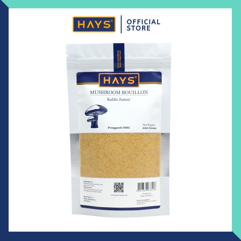 

Kaldu Jamur Alami Non MSG (200 Gram) /Penyedap Rasa Sehat Pengganti MSG, Mushroom Bouilon - HAYS