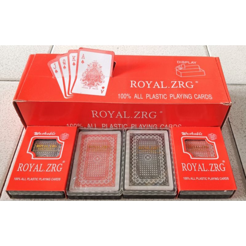 IK KARTU REMI PLASTIK MURAH ROYAL 100% PLASTIK