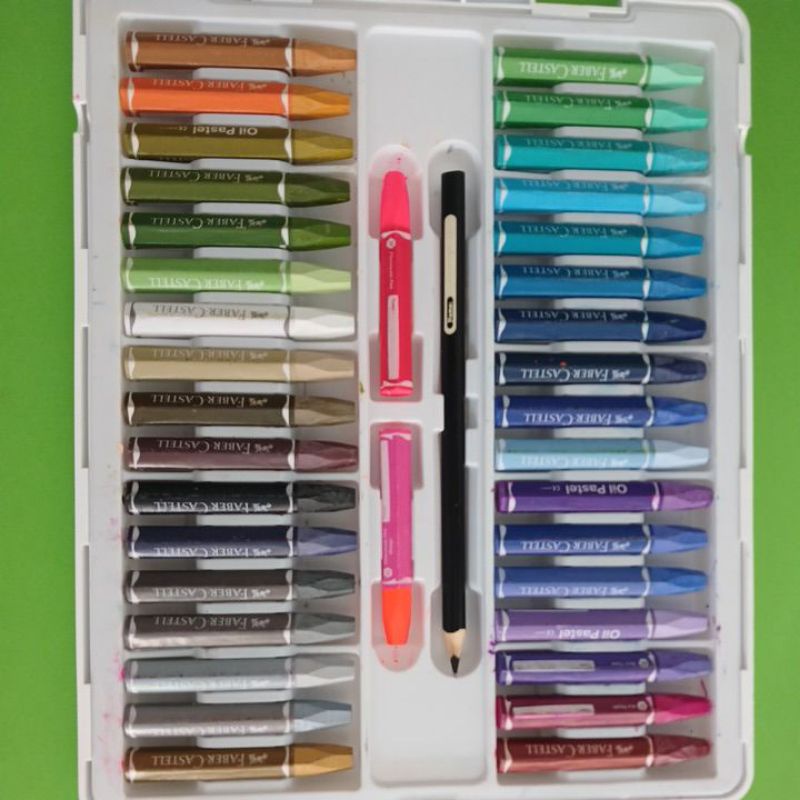 

Crayon Hexagonal Oil Pastels Faber Castell Isi 72 Free Packing Kardus