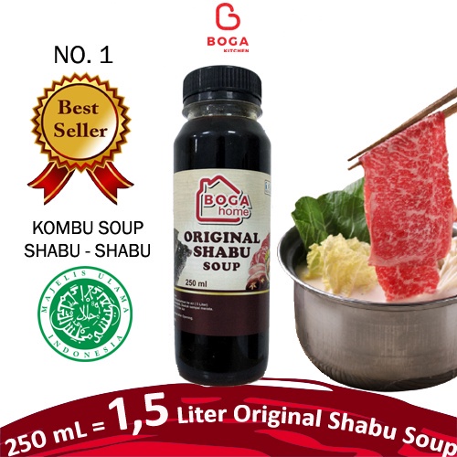

1.5 Liter Original Shabu Soup kuah Shabu kuah konbu Sup Shabu Boga Home