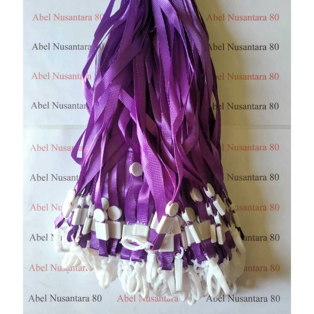 

Tali Id Kilap 1cm Pengait Plastik 100pcs Warna Beragam