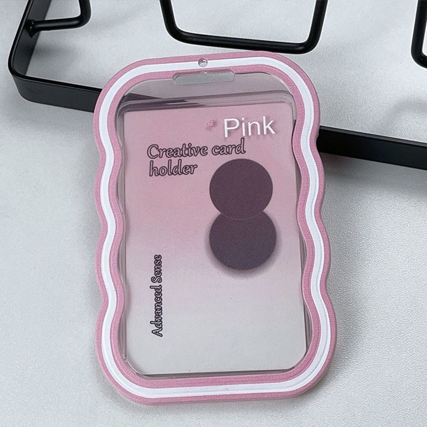 

Photocard Holder Gantungan Kunci Frame Id Card Holder Transparan Tempat Kartu Name Tag DIY Dengan