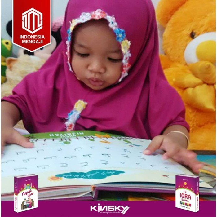 

HJK IQRA BALITA JILID 1 - Buku Mengenal Huruf Hijaiyah Berwarna Bergambar