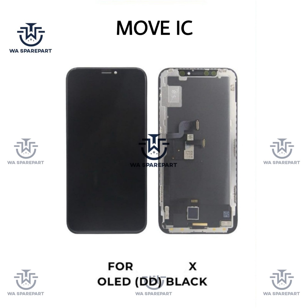 LCD TS IPHONE X BLACK OLED DD ORIGINAL KUALITAS BAGUS