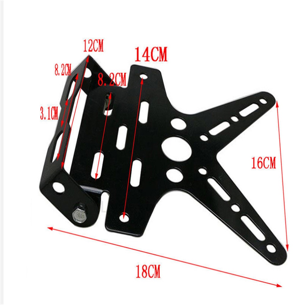 Motorcycle Accessories License Plate For Kawasaki Z800 E Version Ninja 250 300R Z250 Z300 Versys