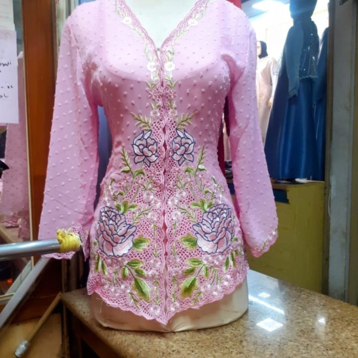 Atasan Kebaya Encim Premium Bahan Katun Rubiah//Kebaya Encim