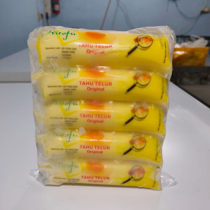 

Tahu Telur rasa original merek Oritofu(isi 10 pcs)