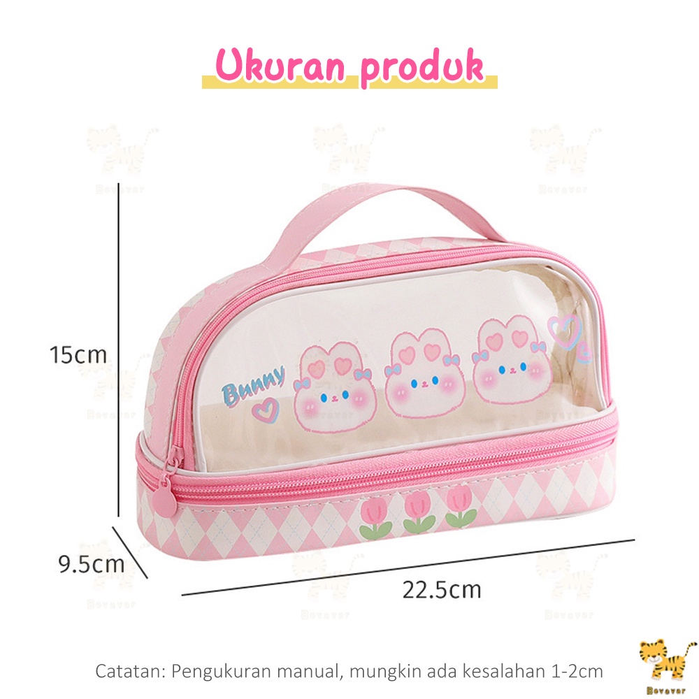 

ID Bevavar tempat pensil anak karakter Kotak Pensil Anak Pen Bag Storage Bag Kotak Pensil