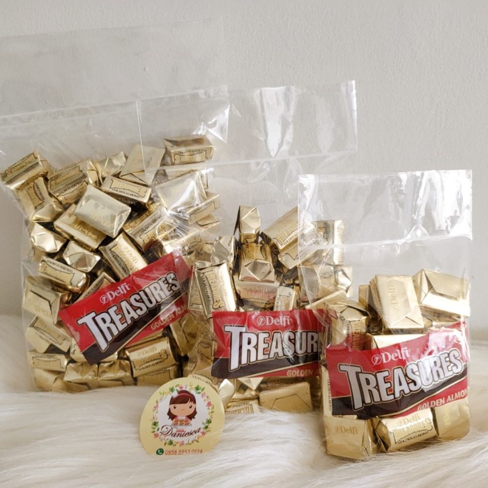 

delfi treasure almond 1 kg coklat kiloan