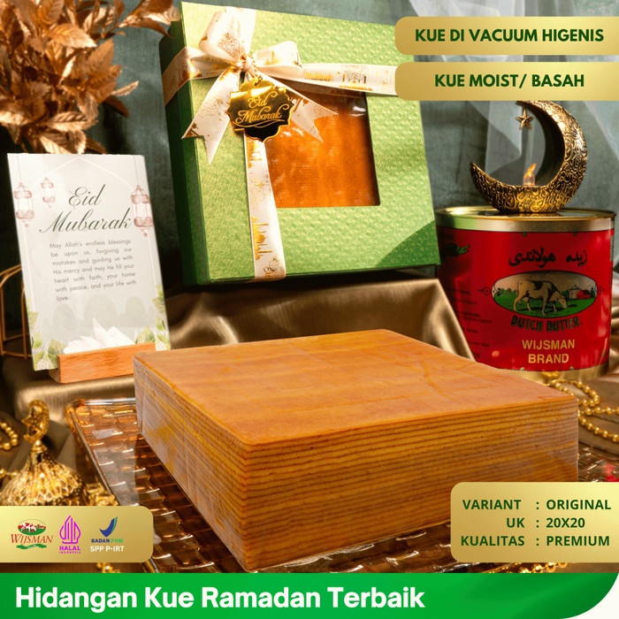 

(KUALITAS PREMIUM) KUE LAPIS LEGIT 20x20 ORIGINAL WISMAN 100% HALAL