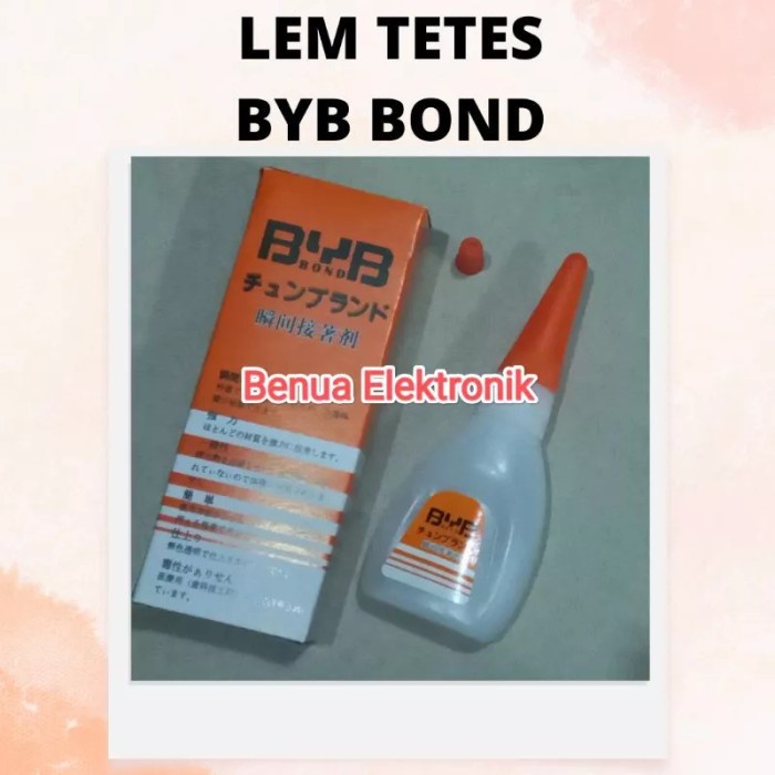 

Promo PER 1 PAK (50pcs) Lem Korea BYB BOND / Lem Tetes Cair Serbaguna