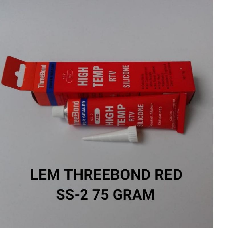 

Promo THREEBOND MERAH BESAR 75GR Super Sealer No. 2 Red Lem Gasket Merah Lem Packing Merah