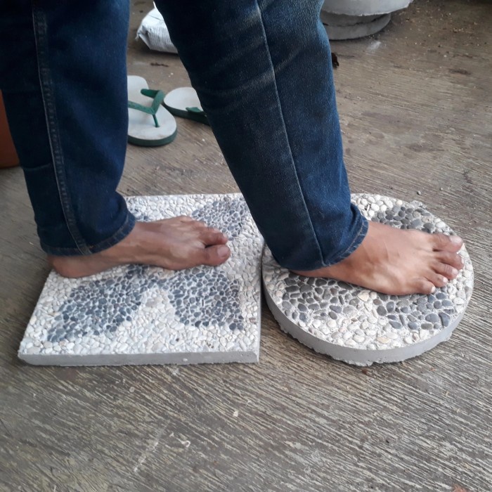 JTTOP" BATU STEPING STONE,BATU PIJAK TAMAN, DEKORASI TAMAN, BATU TAMAN