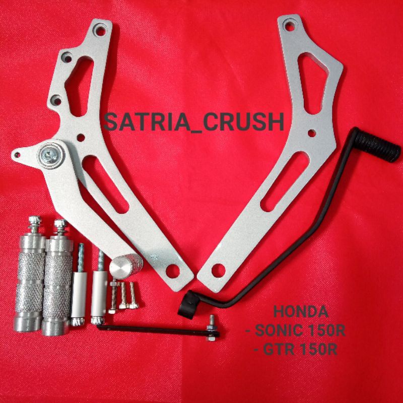 Footstep underbone Honda sonic 150R Honda GTR 150R Ub custom plat besi
