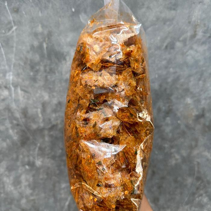 

1Kg- Kripca Keripik Kaca Bumbu daun jeruk keripik kaca