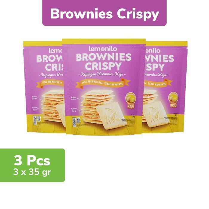 

3 Pcs Lemonilo Brownies Crispy Keju 35g - FS