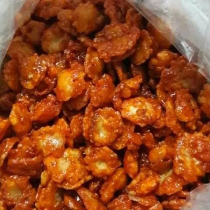 

Emping Melinjo Pedas Manis 500 gram Alami Rendah gula kripik Cemilan