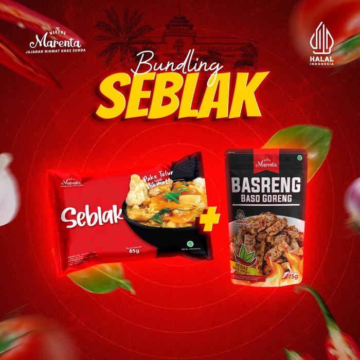 

SEBLAK + [GRATIS Basreng Daun Jeruk) Makanan Ringan Mie Pedas