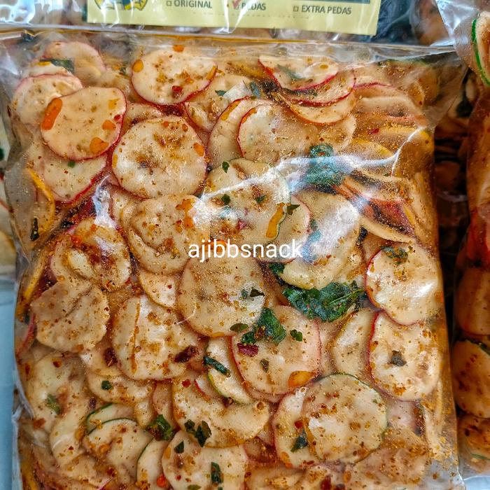 Kerupuk Seblak Sebring Babangi jumbo 1Kg Kering Bawang Camilan Pedas Food Snacks Krupuk Cemilan