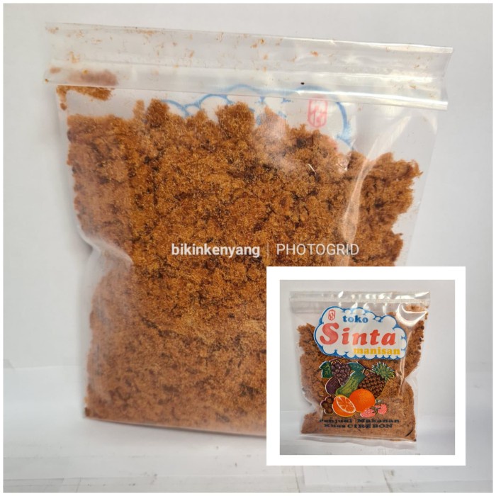 

Abon Sapi Asin Asli "Sinta Manisan" Berat - 100 Gram Oleh-Oleh Cirebon