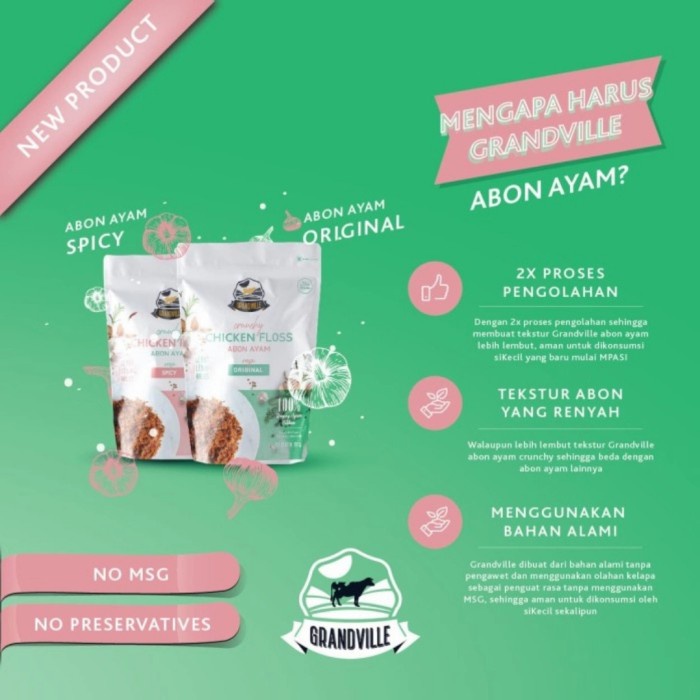 

Grandville Abon Ayam Crunchy 100g
